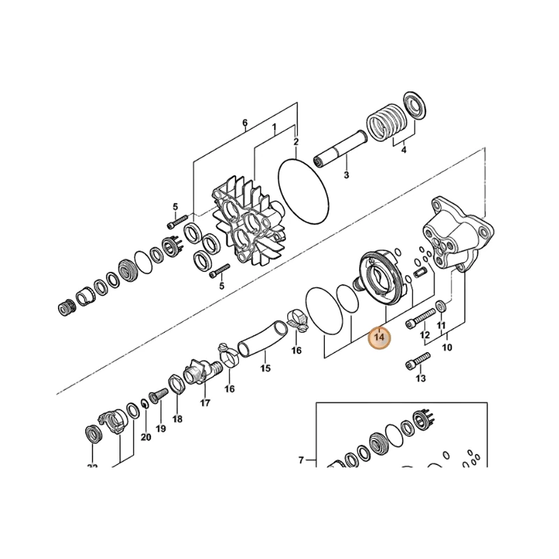 Stihl - 4780-701-2000 - Flange Set