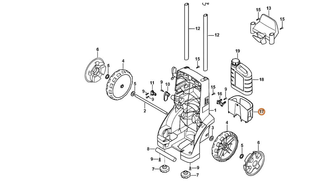 Stihl - 4788-718-8300 - Mounting