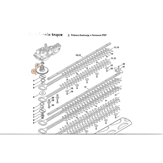 Stihl - 4818-640-2400 - Power Take-Off Shaft
