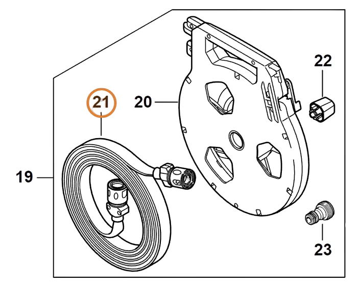 Stihl - 4910-500-8700 - Flat Hose