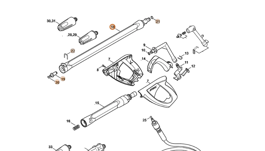 Stihl - 4915-500-0929 - Spray Lance