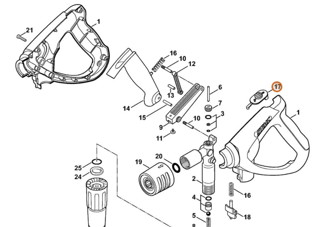 Stihl - 4925-502-1600 - Safety Lever
