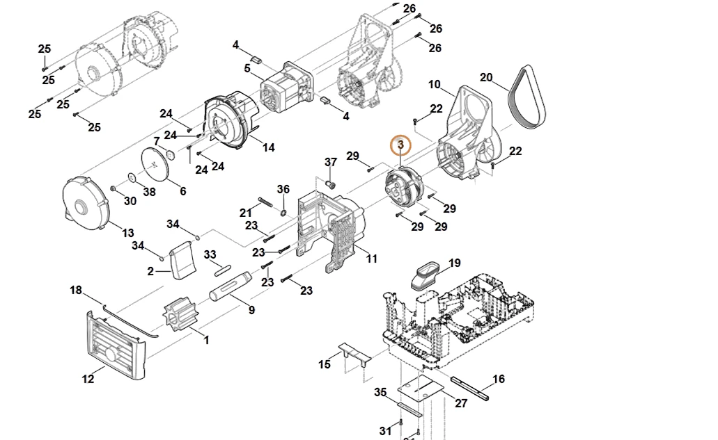 Stihl - 6013-007-1000 - Gear Set
