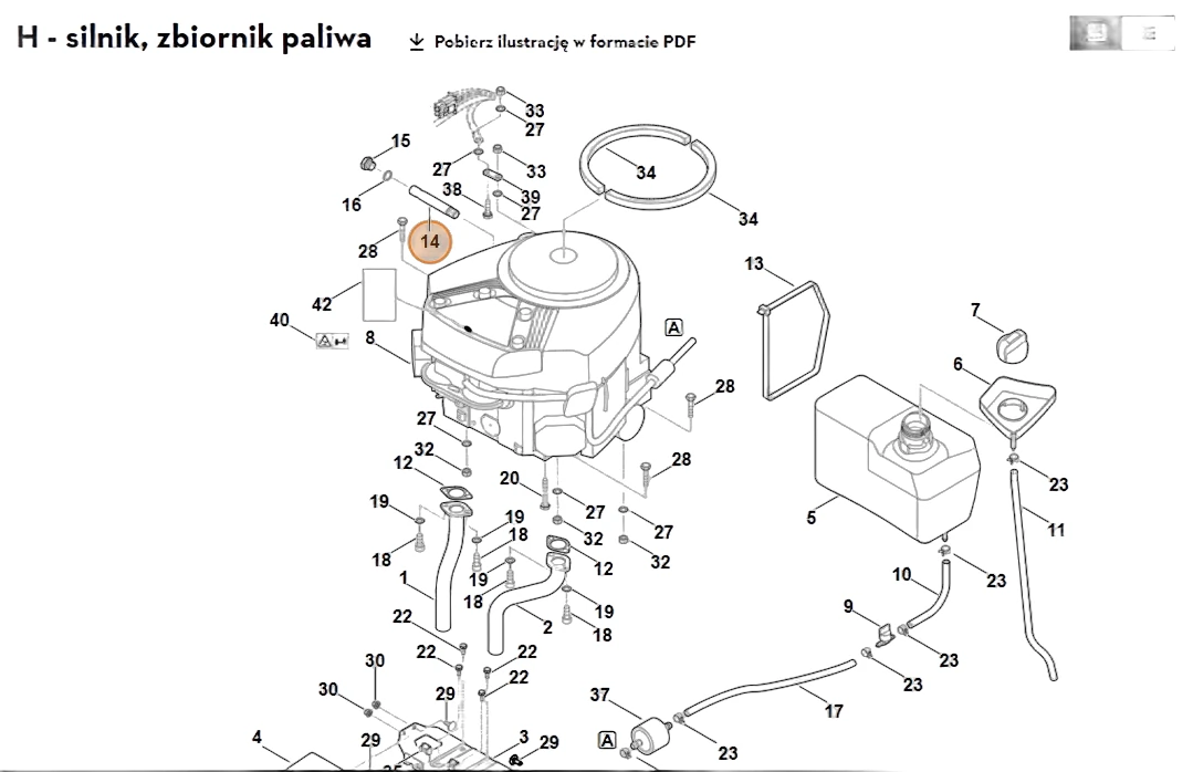 Stihl - 6170-021-8200 - Pipe