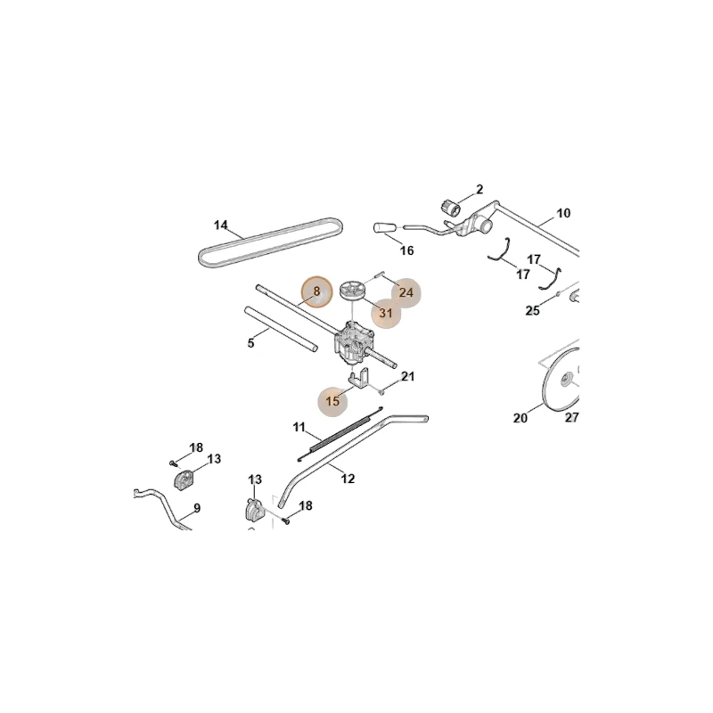 Stihl - 6350-007-1001 - Gear Set