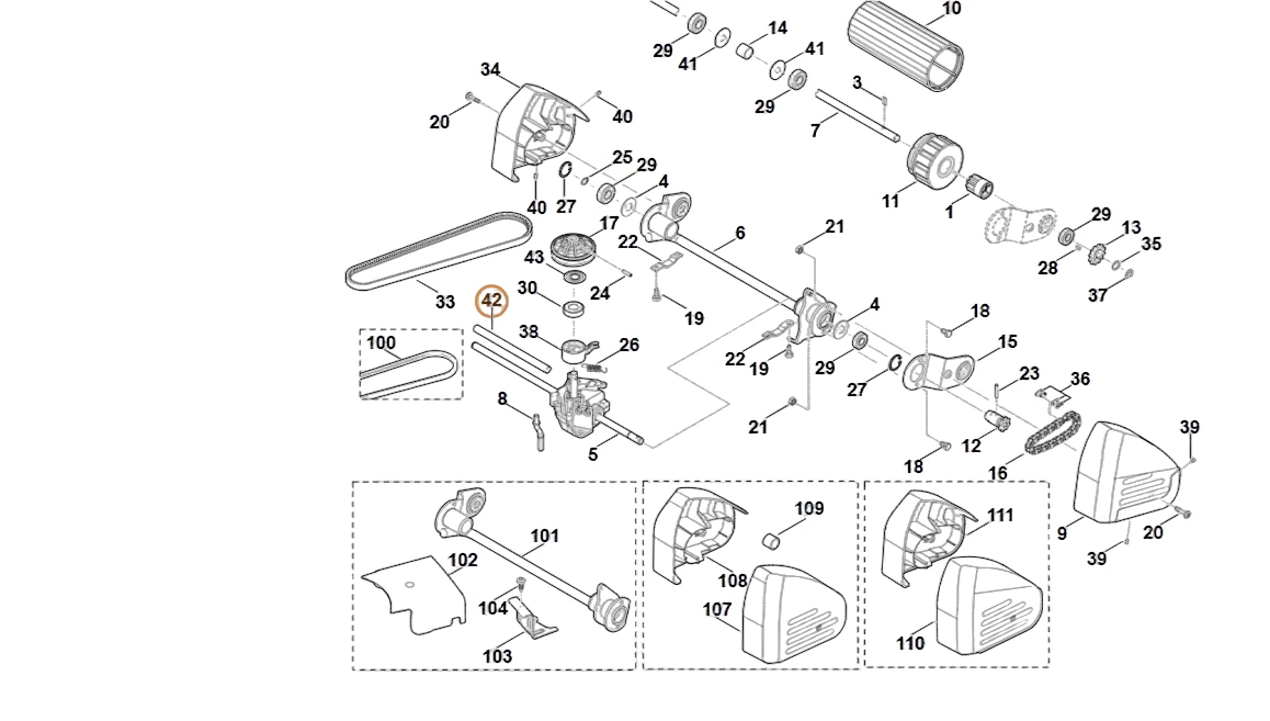 Stihl - 6375-706-3300 - Pipe