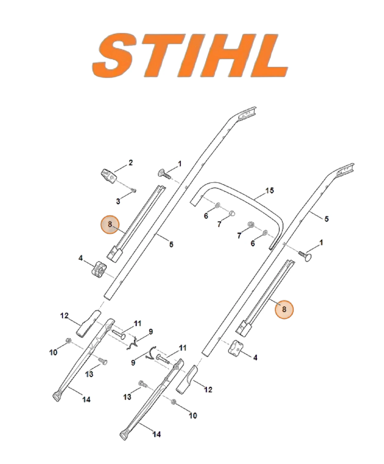 Stihl - 6375-706-6610 - Guide Rail
