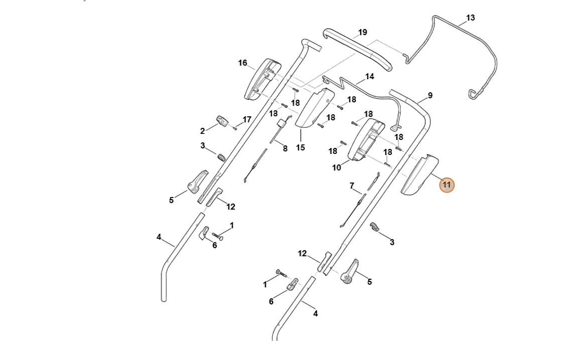 Stihl - 6383-182-1311 - Housing Part