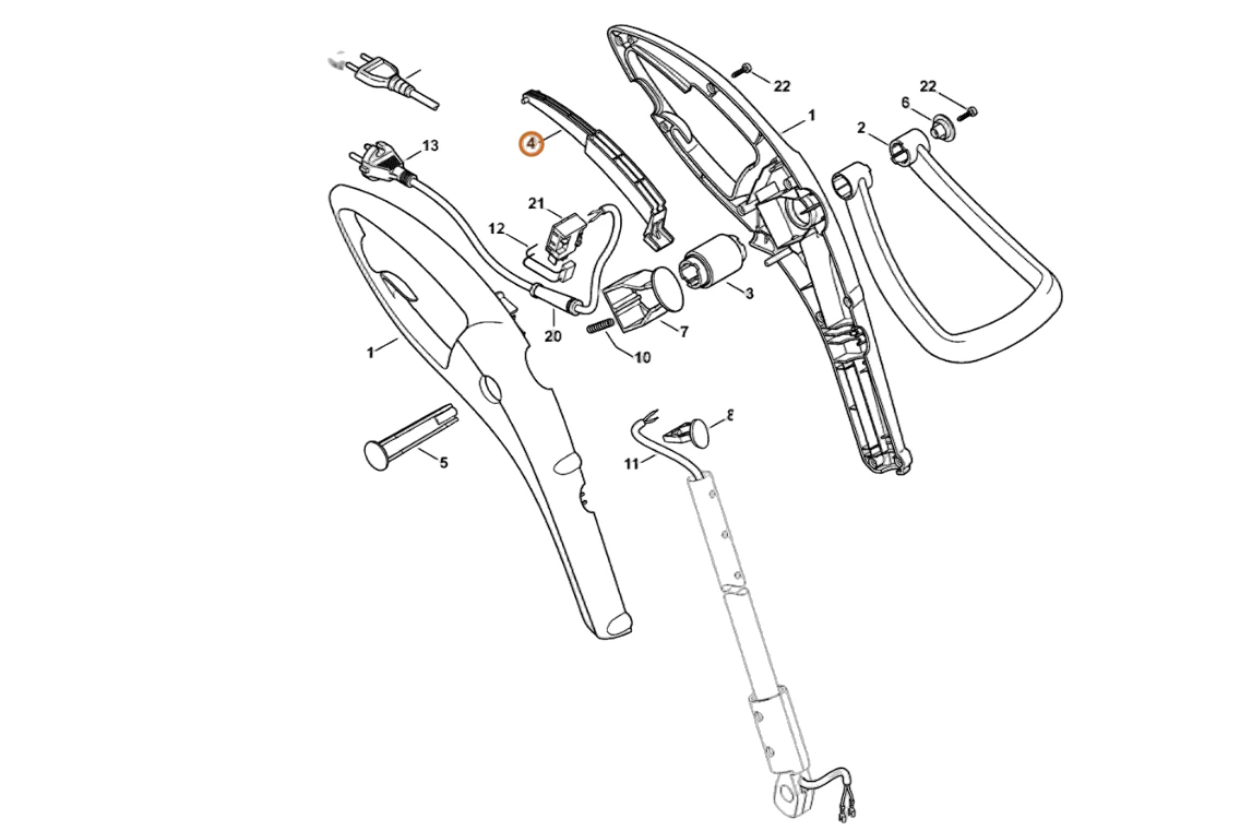 Stihl - 6421-792-8800 - Switch Lever