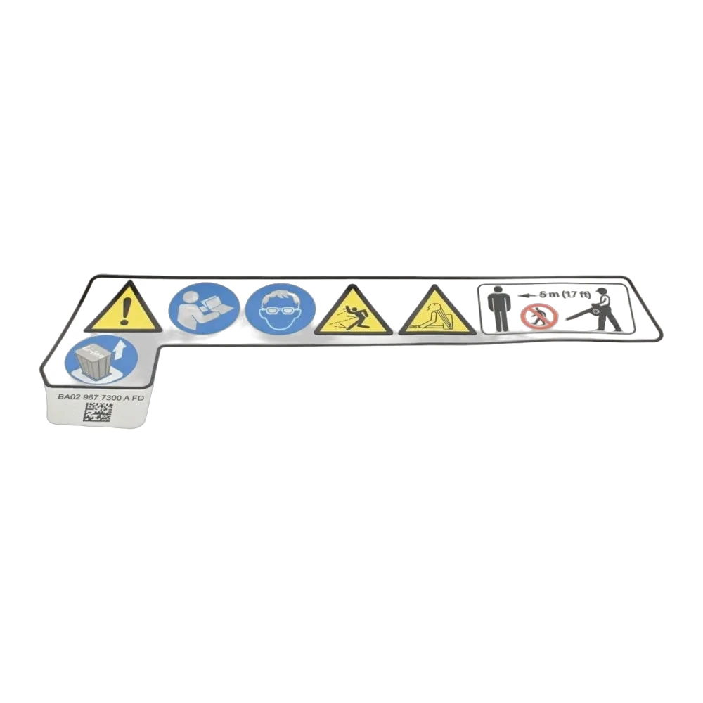 Stihl - BA02-967-7300 - Warning Plate
