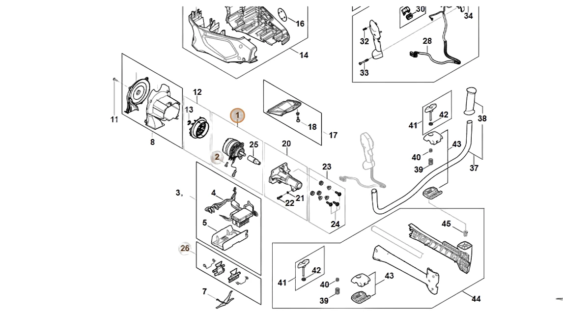 Stihl - FA01-600-0203 - Electric Motor