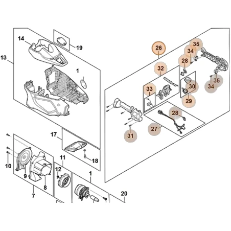 Stihl - FA01-790-1320 - Manipulation Handle