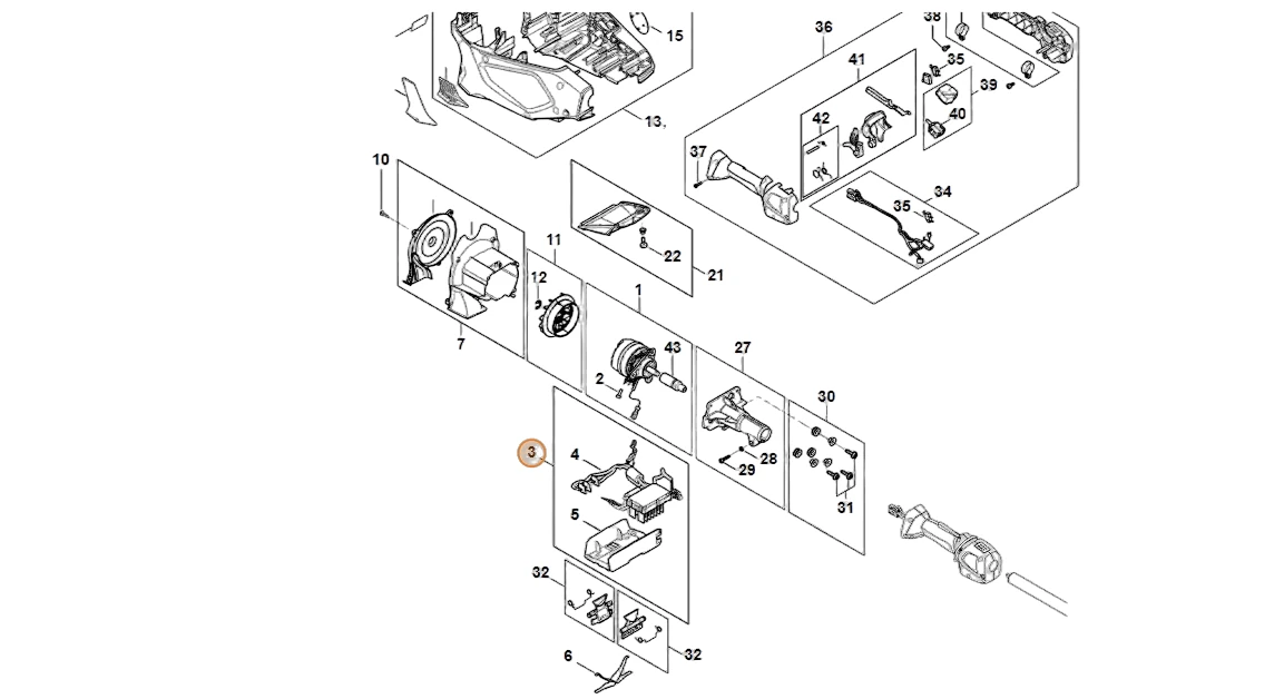 Stihl - FA02-430-1402 - Electronic Module