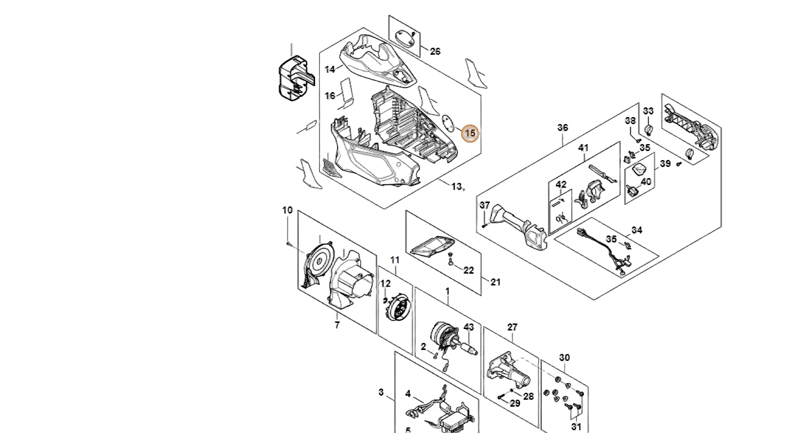 Stihl - FA02-967-1500 - Device Type Label KMA 135