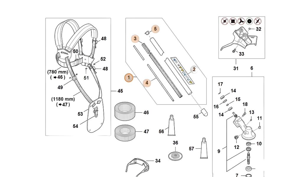 Stihl - FA03-710-7101 - Boom 25.4 mm