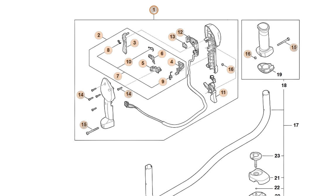 Stihl - FA09-790-1300 - Manipulation Handle