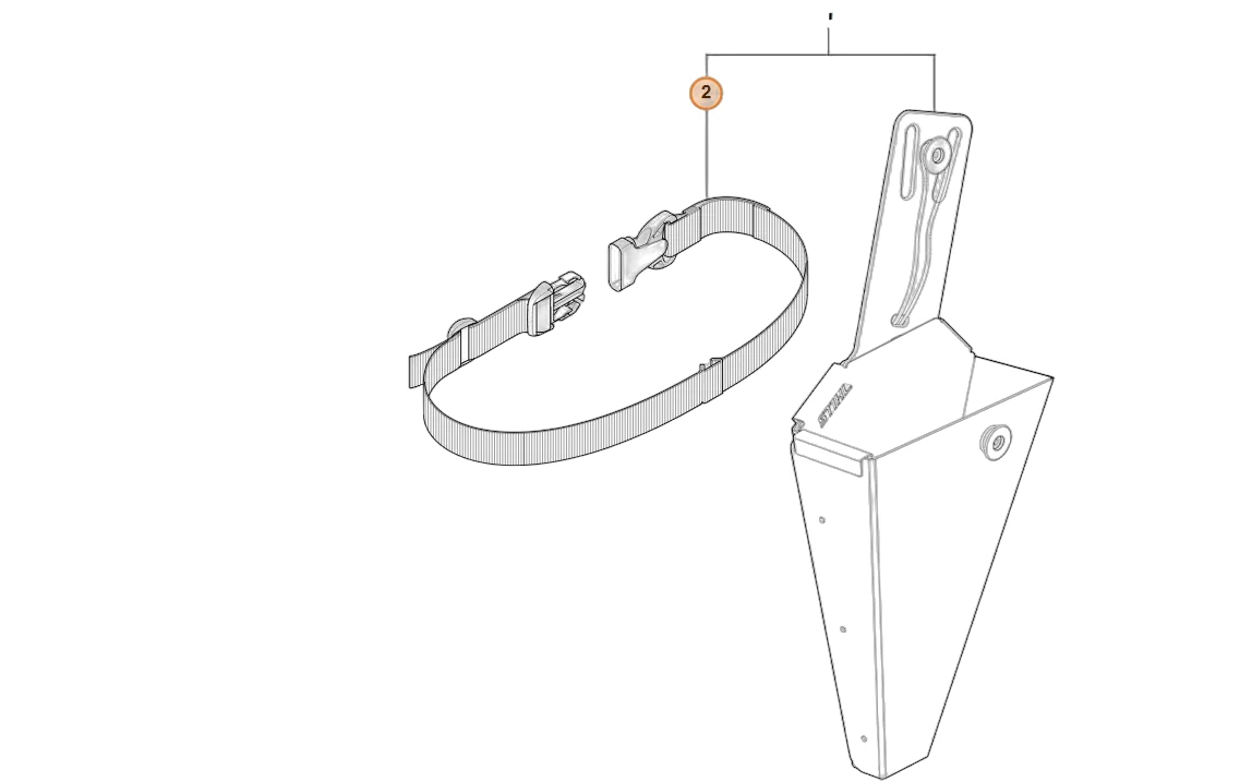 Stihl - GA04-491-3400 - Leg Strap