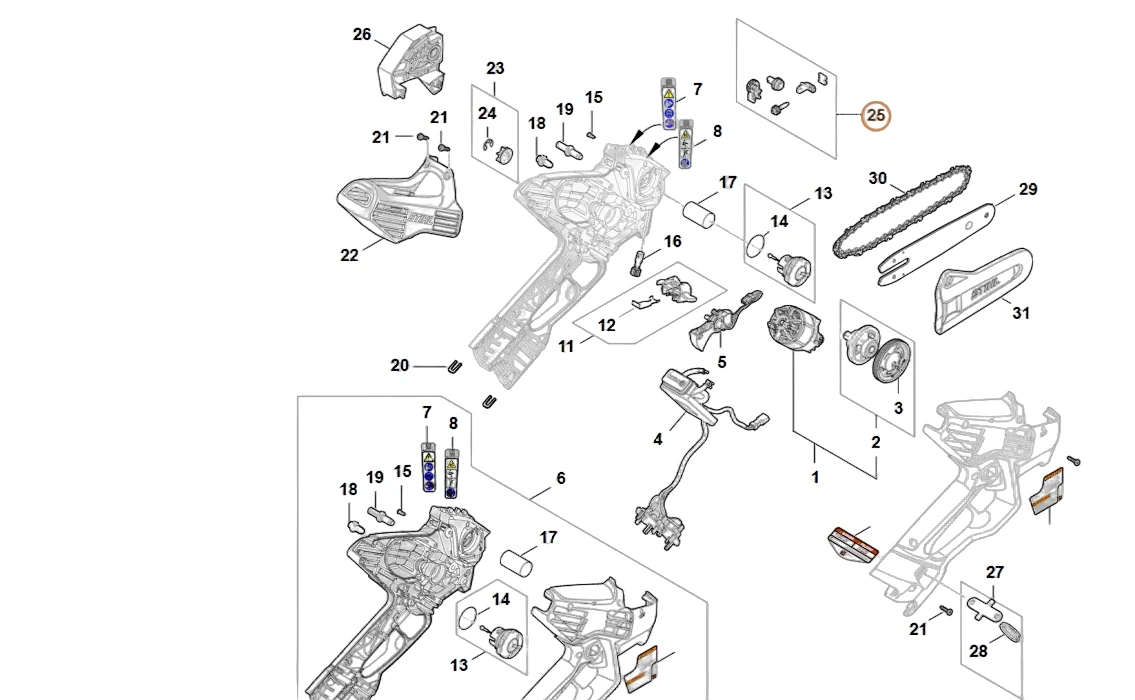 Stihl - GA04-660-0710 - Chain Tensioner