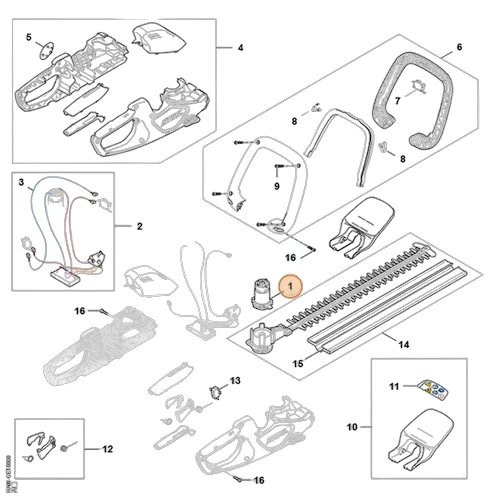 Stihl - HA08-600-0200 - Electric Motor