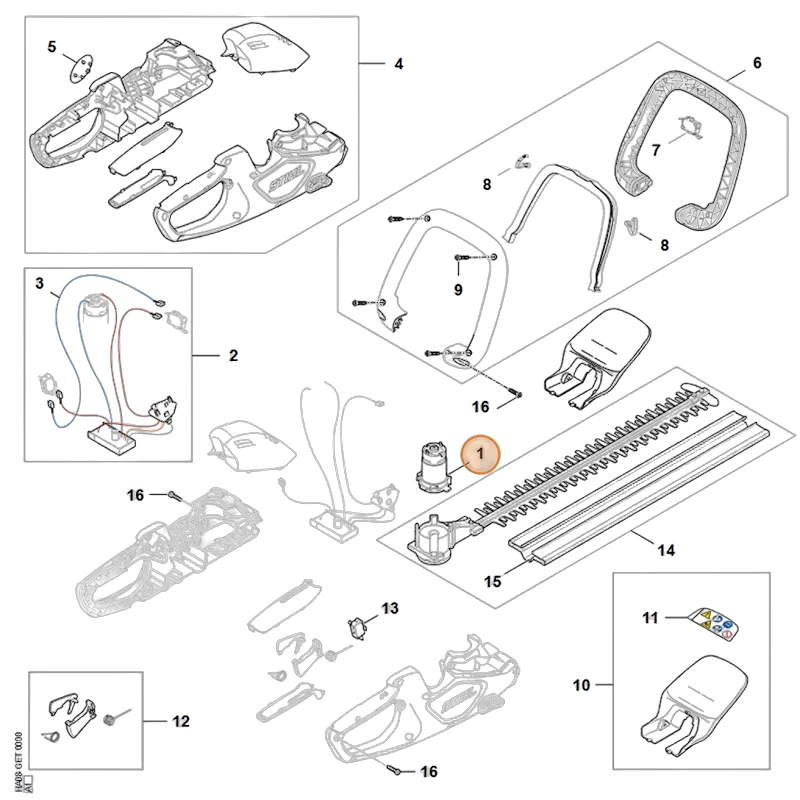 Stihl - HA08-600-0210 - Electric Motor