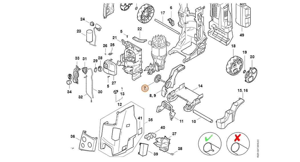 Stihl - RE01-510-4101 - Pressure Adjustment