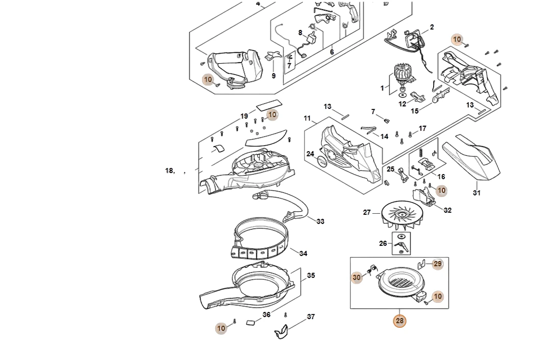 Stihl - SA02-760-8100 - Protective Grille