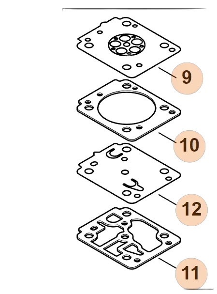 Stihl - Z010-003-K011 - Gasket And Diaphragm Set