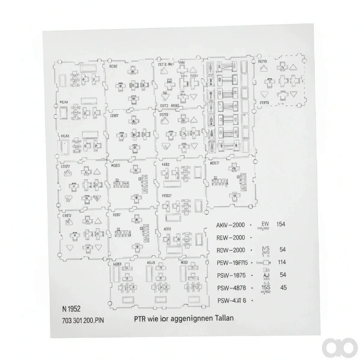 Fendt-725900030020 - Relays Mounting Decal