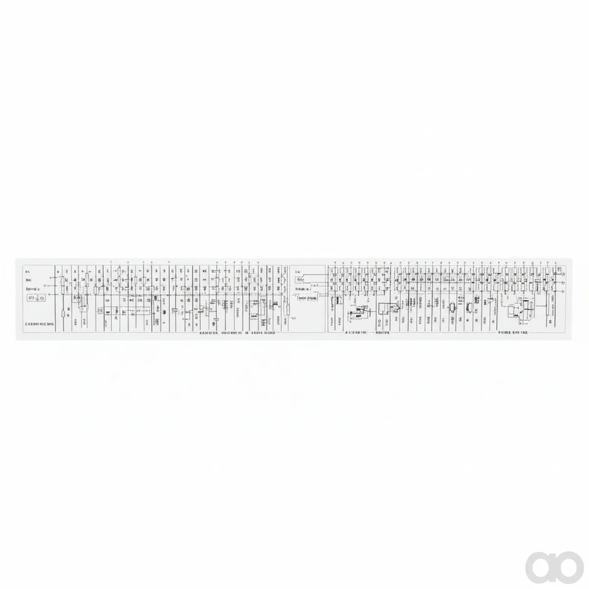 Fendt-725900040303 - Decal, Electric Relays