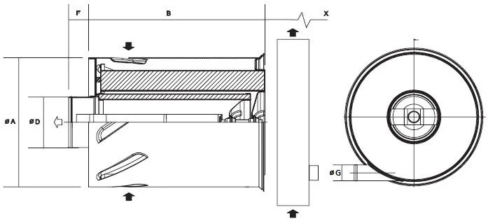 Donaldson - B065018 - Air filter (axialseal flb)