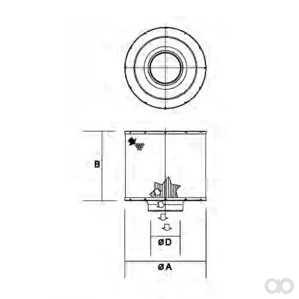 Donaldson - B120439 - Unità filtro dell'aria