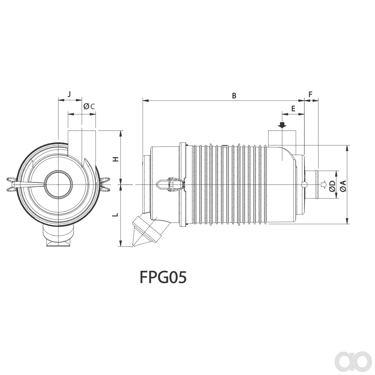 Donaldson - G057504 - Filtro d'aria completo Donaldson