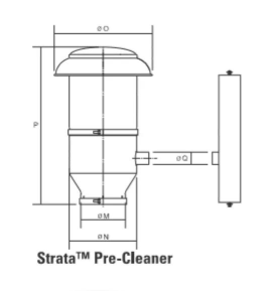 Donaldson - H001148 - Pre Pulitore Assemblaggio Corpo