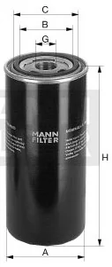 EFT - WD 8005 - Oil filter