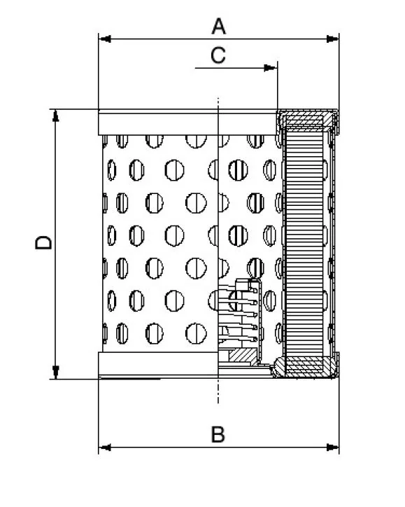 Fil Filter - FO-0396 - Hydraulic filter element
