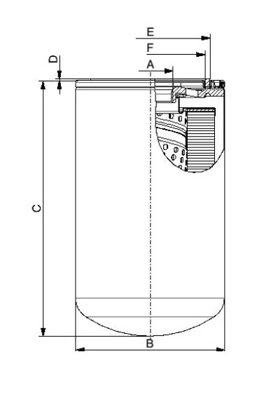 Fil Filter - FO-0397 - Hydraulic filter spin-on