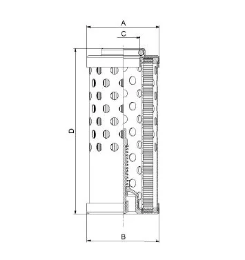 Fil Filter - FO-0439 - Hydraulic filter element