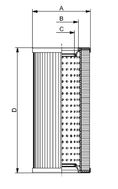 Fil Filter - FO-0452 - Hydraulic filter element