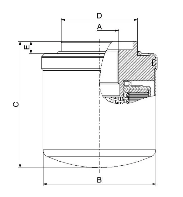 Fil Filter - FO-0460 - Hydraulic filter spin-on