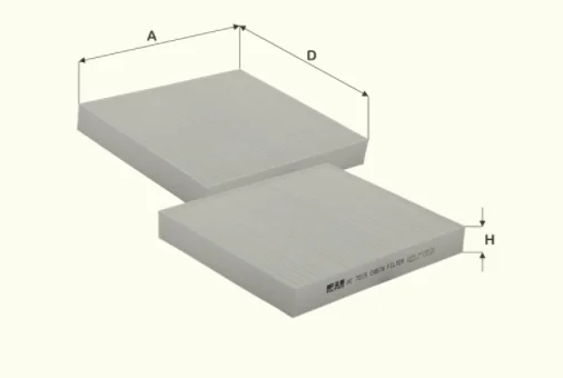 Fil Filter - HC7015 - Cabin air filter element