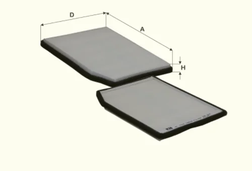 Fil Filter - HC7032 - Cabin air filter element