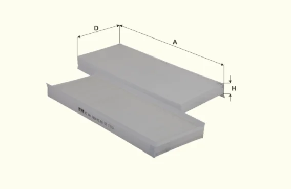 Fil Filter - HC7041 - Cabin air filter element