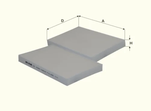 Fil Filter - HC7049 - Cabin air filter element
