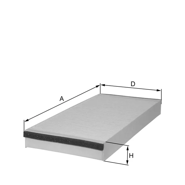 Fil Filter - HC7081 - Cabin air filter element