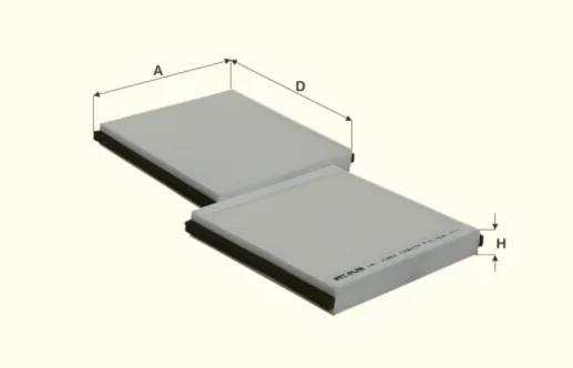 Fil Filter - HC7082 - Cabin air filter element