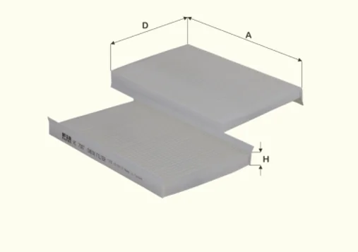 Fil Filter - HC7087 - Cabin air filter element