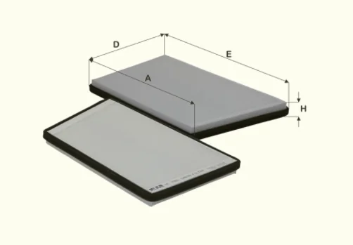 Fil Filter - HC7091 - Cabin air filter element