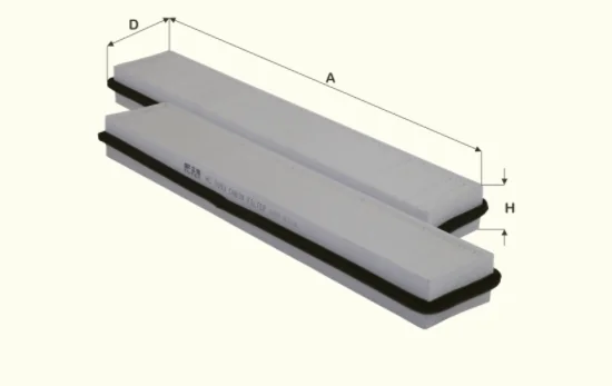 Fil Filter - HC7093 - Cabin air filter element