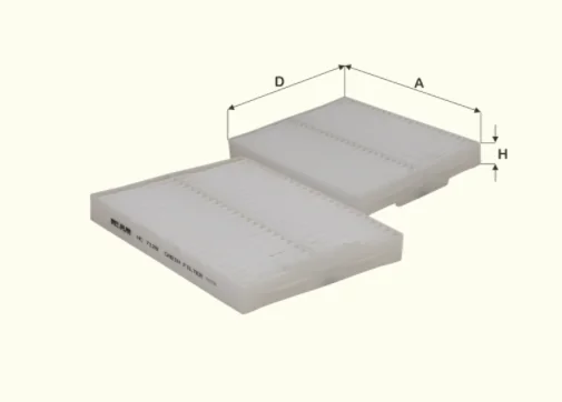 Fil Filter - HC7128 - Cabin air filter element