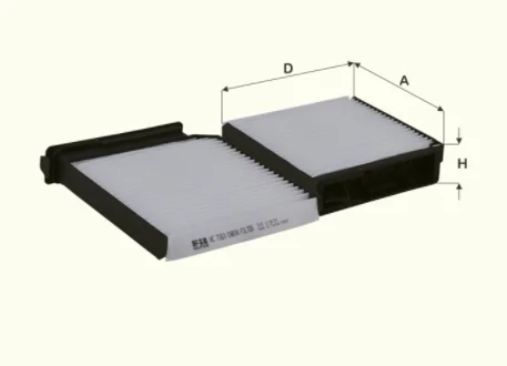 Fil Filter - HC7163 - Cabin air filter element